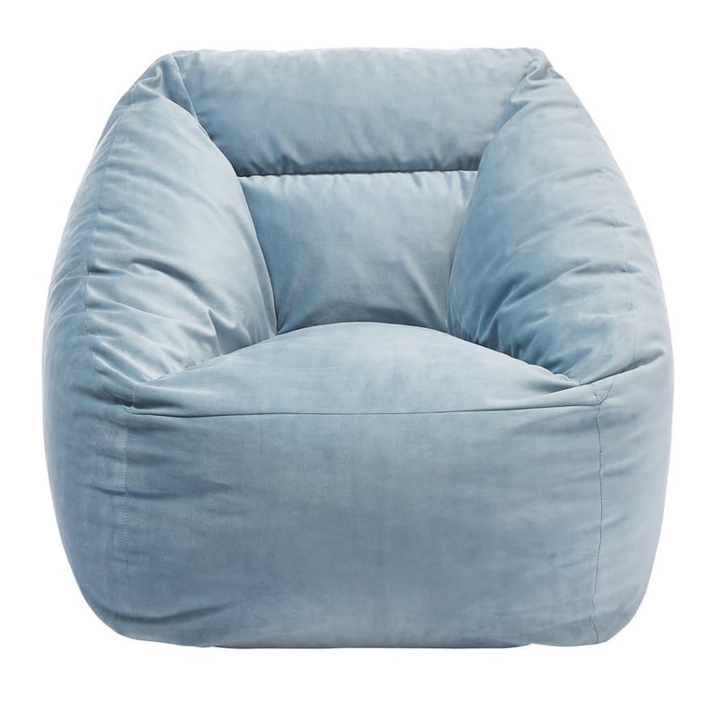 Lounge Blue Velvet Chair  