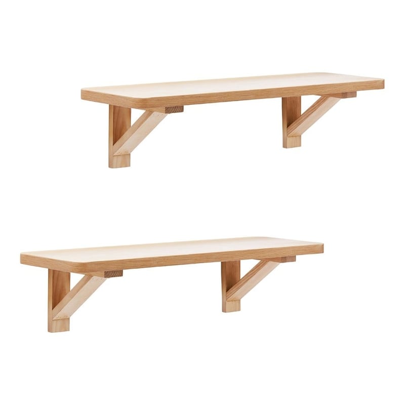 Mark Tuckey Kids Natural Wall Shelf  Set Of 2