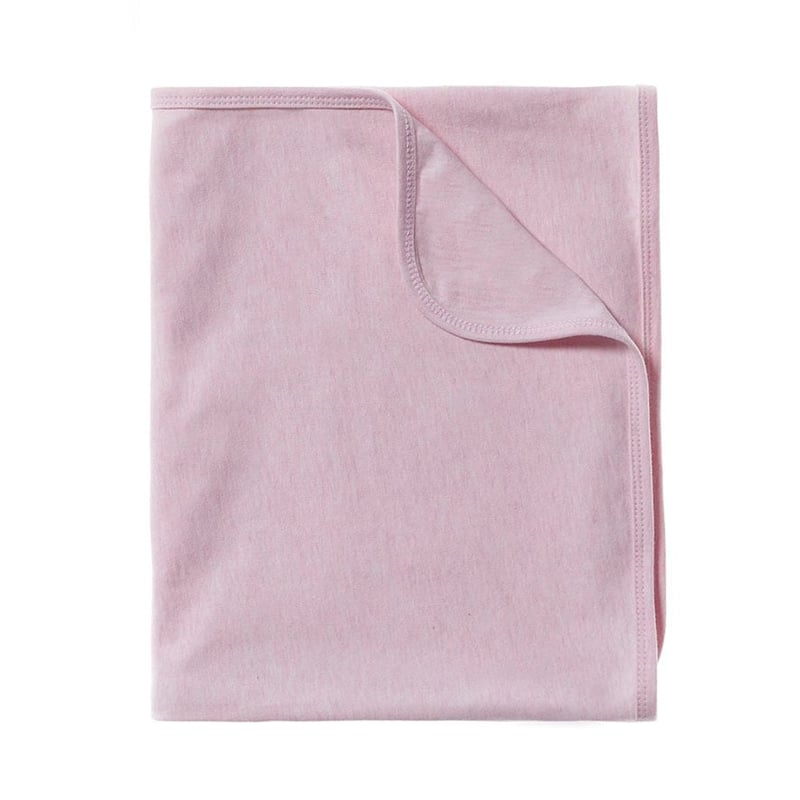 Ultra Soft Jersey Marle Pink Bunny Rug