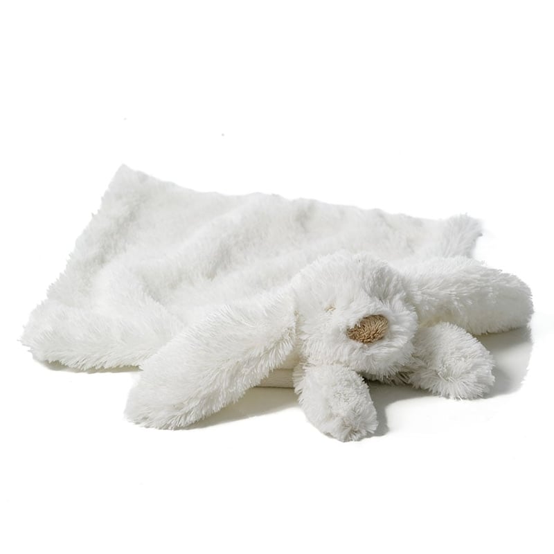 Cuddle Toy Blankie - White Bunny