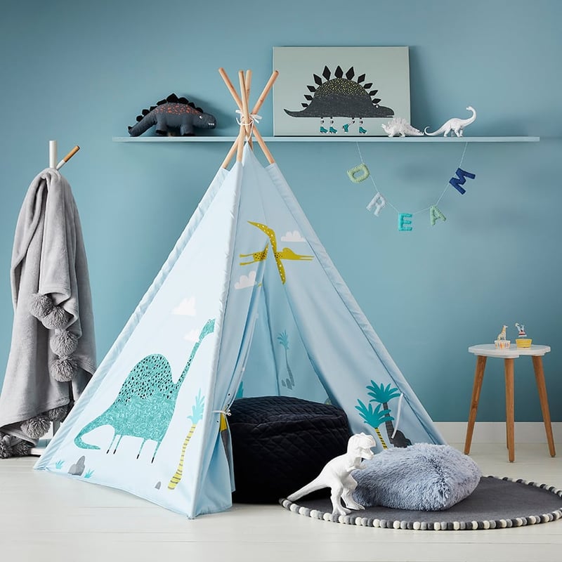 Blue Dinosaur Teepee