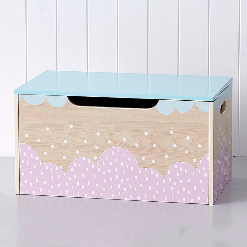 Timber Toy Box Pink Belle