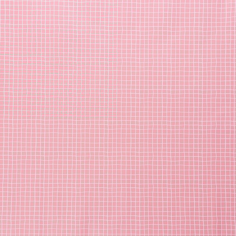 Wrapping Paper Coral Grid & Gold Spot