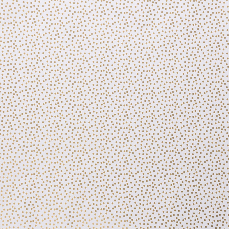 Wrapping Paper Coral Grid & Gold Spot
