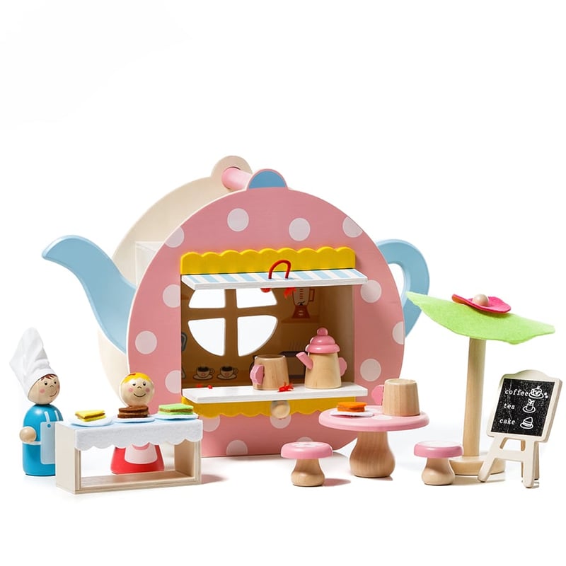 Timber Toy Collection Tea Set Shop
