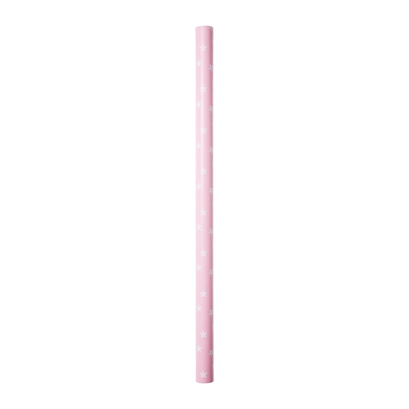 Christmas Wrapping Paper Pink Stars
