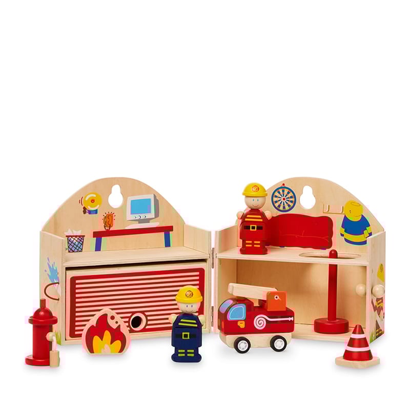 Timber Toy Collection Fire Station