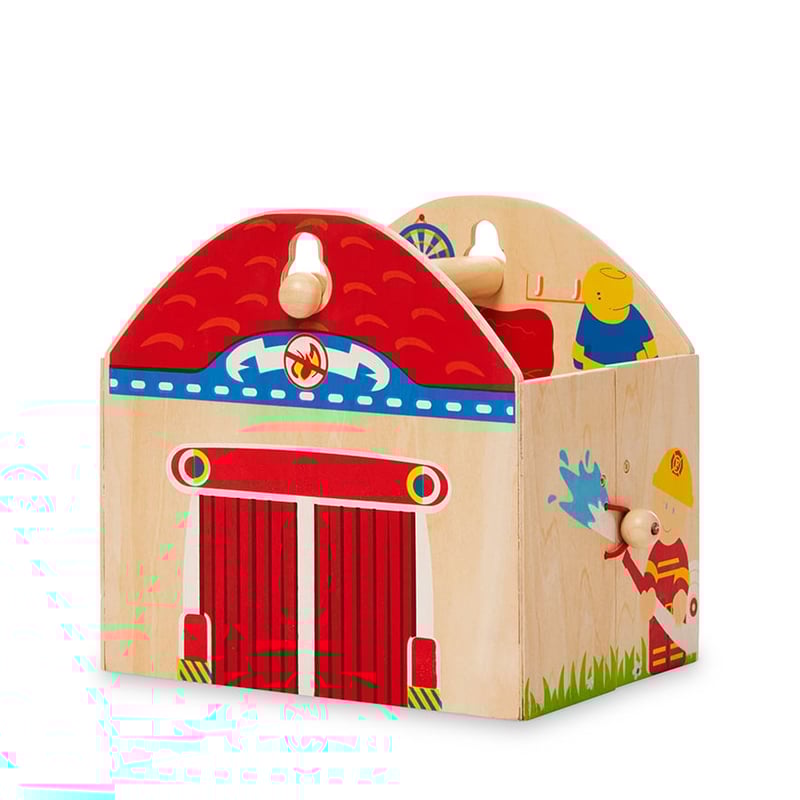 Timber Toy Collection Fire Station