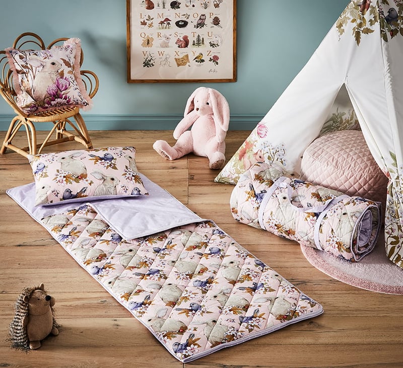Fleur Harris Bunnies Sleeping Bag 