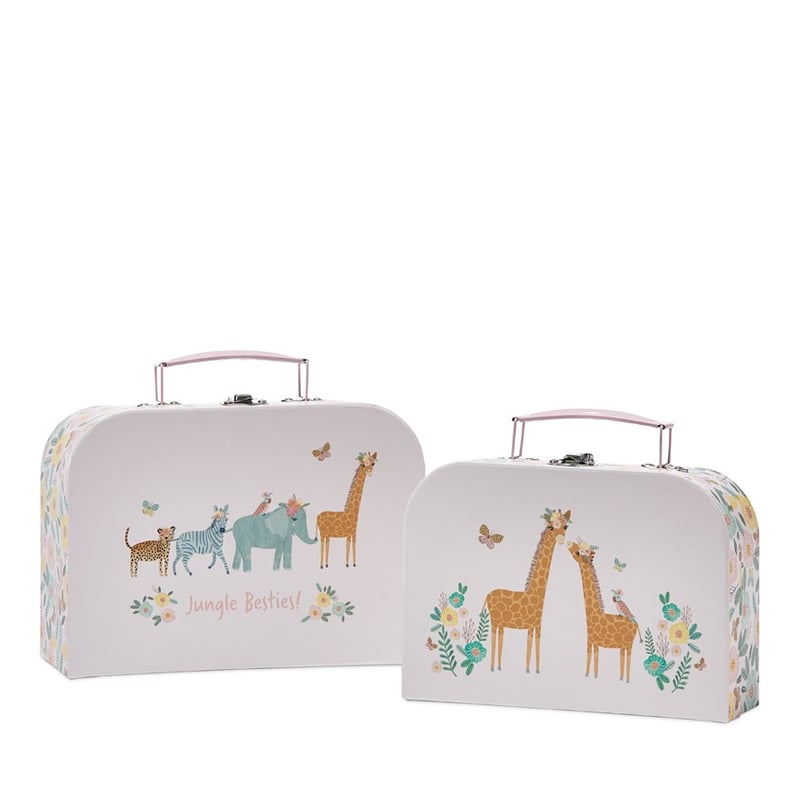 Jungle Parade Decorative Suitcase Rectangle Set 