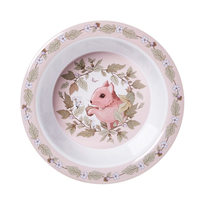 Fleur Harris Pink Woodlands Melamine 3 Piece Set 