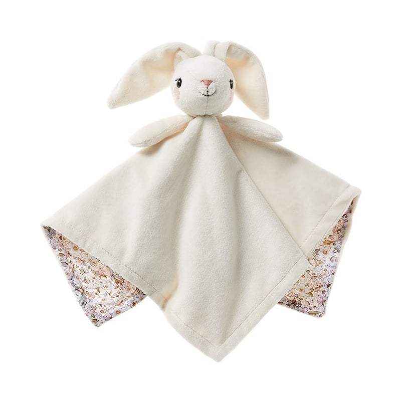 Fleur Harris Pink Floral Arabella Bunny Baby Comforter
