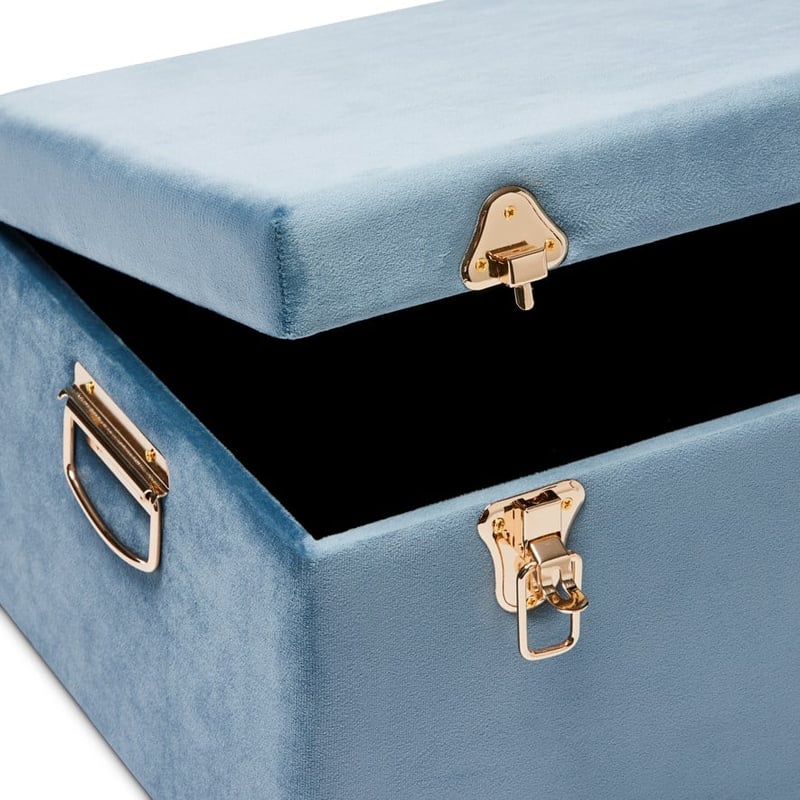 Heirloom Blue Storage Trunk 