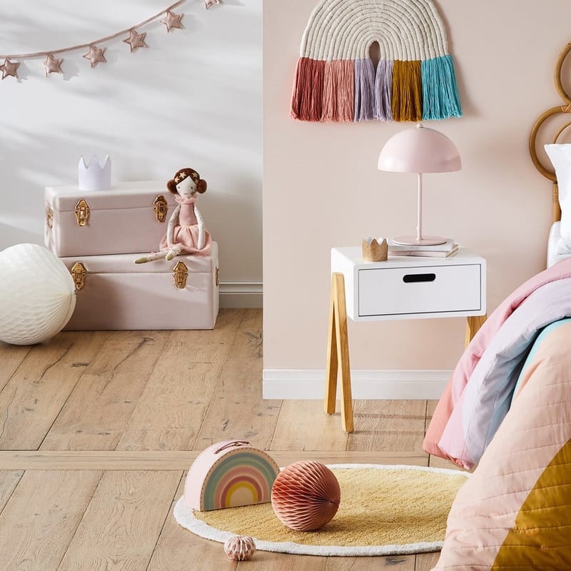 Heirloom Powder Pink Storage Trunks