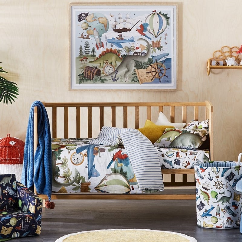 Fleur Harris Adventureland Printed Basket