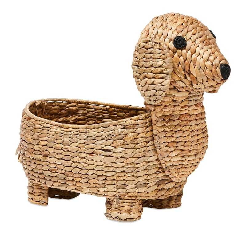 Storage Natural Puppy Dog Basket