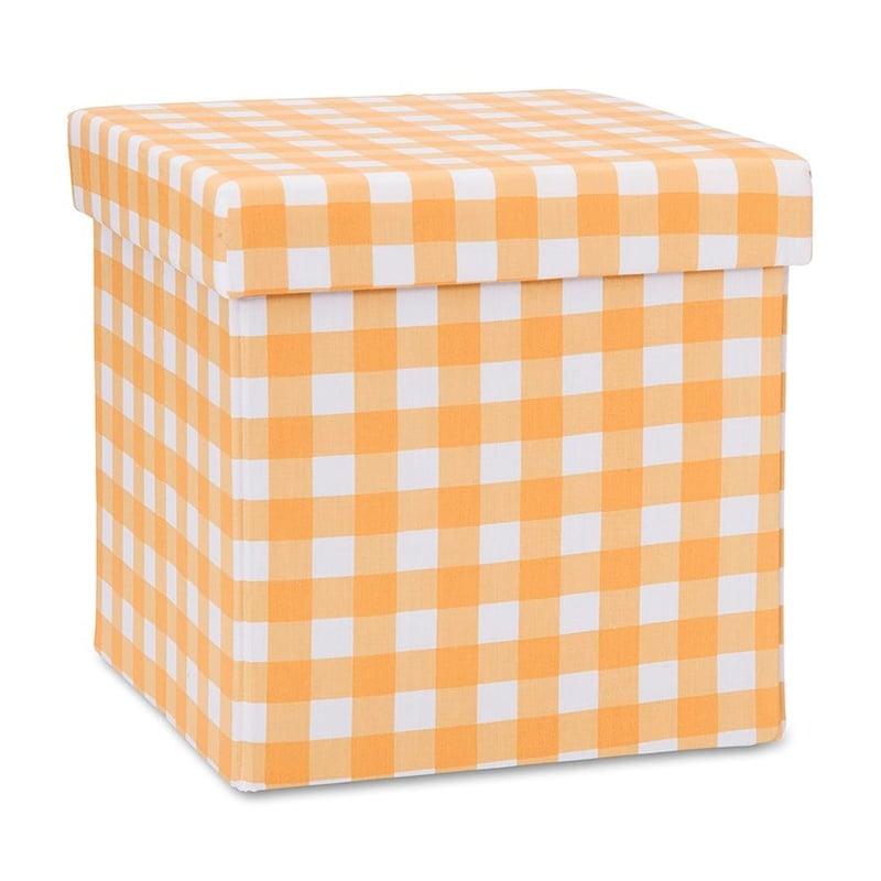 Mustard Check Designer Storage