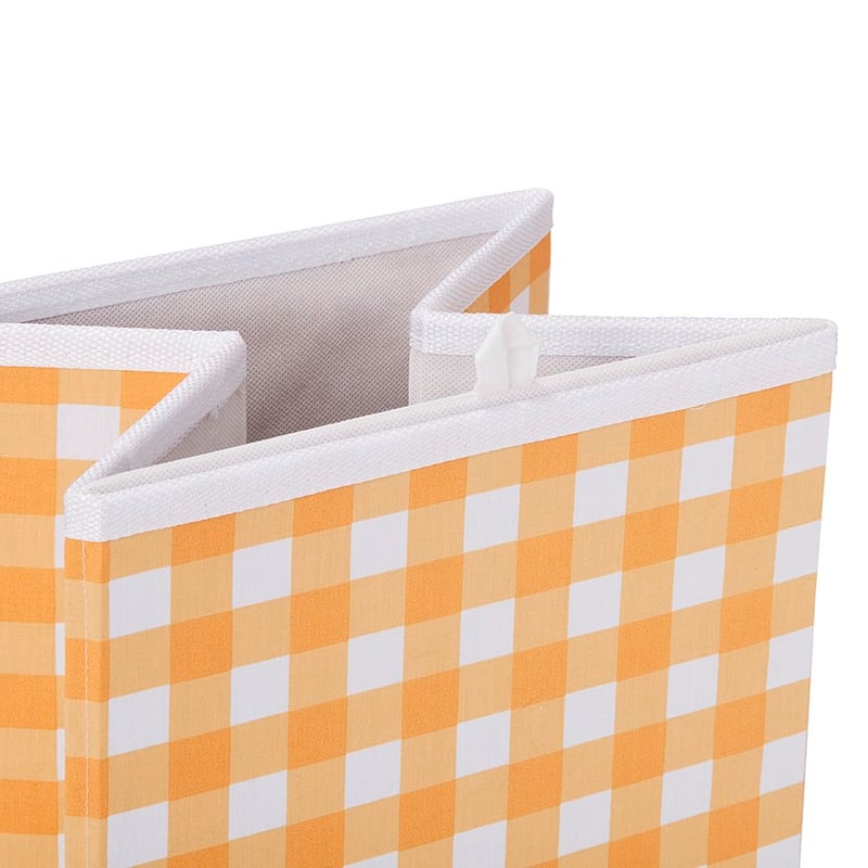 Mustard Check Designer Storage