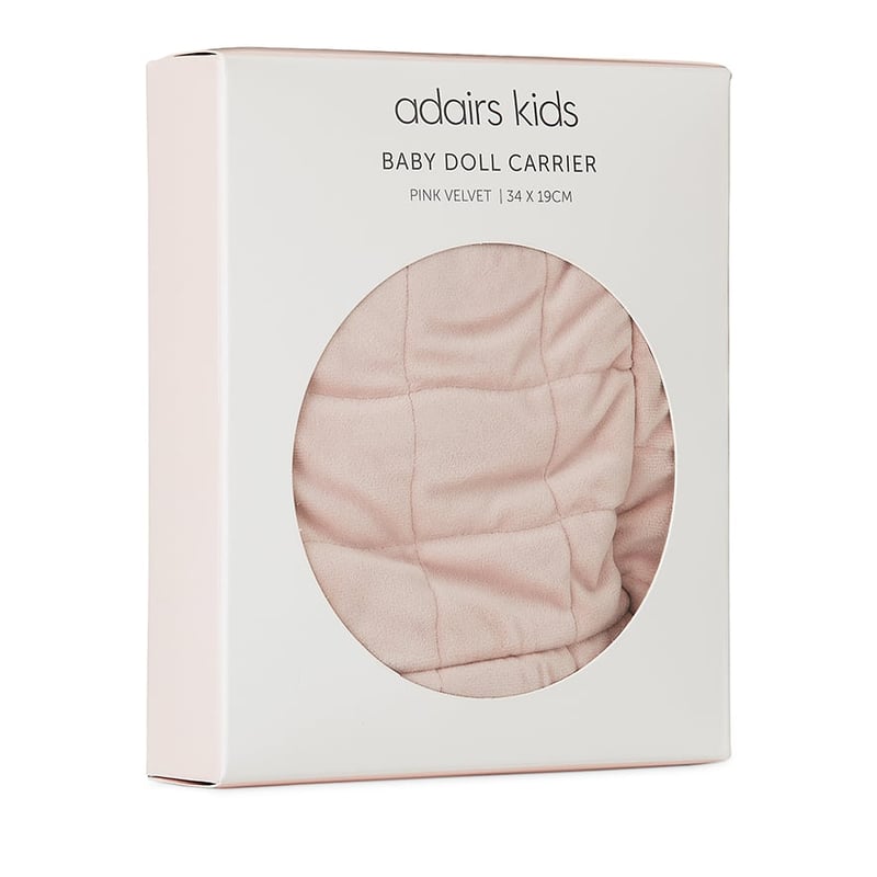Baby Doll Pink Velvet Carrier