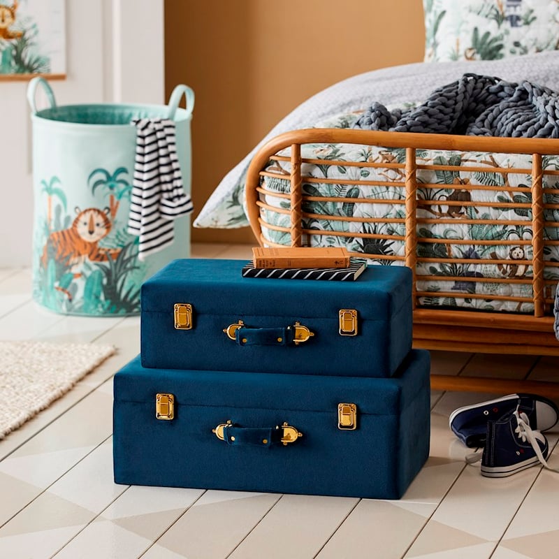 Keepsake Blue Suitcases Set of 2