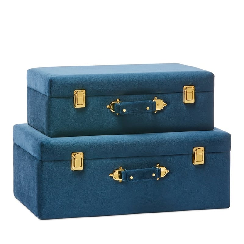 Keepsake Blue Suitcases Set of 2