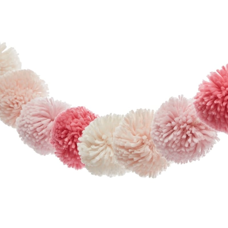 Designer Pinks Pom-Pom Garland
