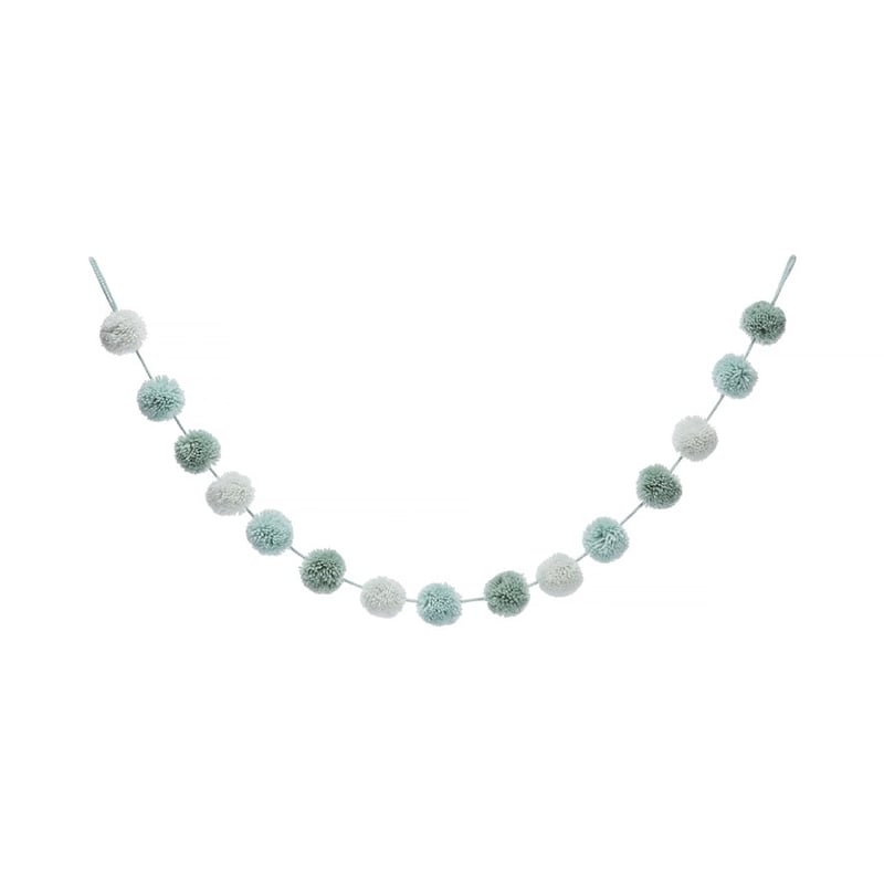 Designer Sage Pom Poms Garland