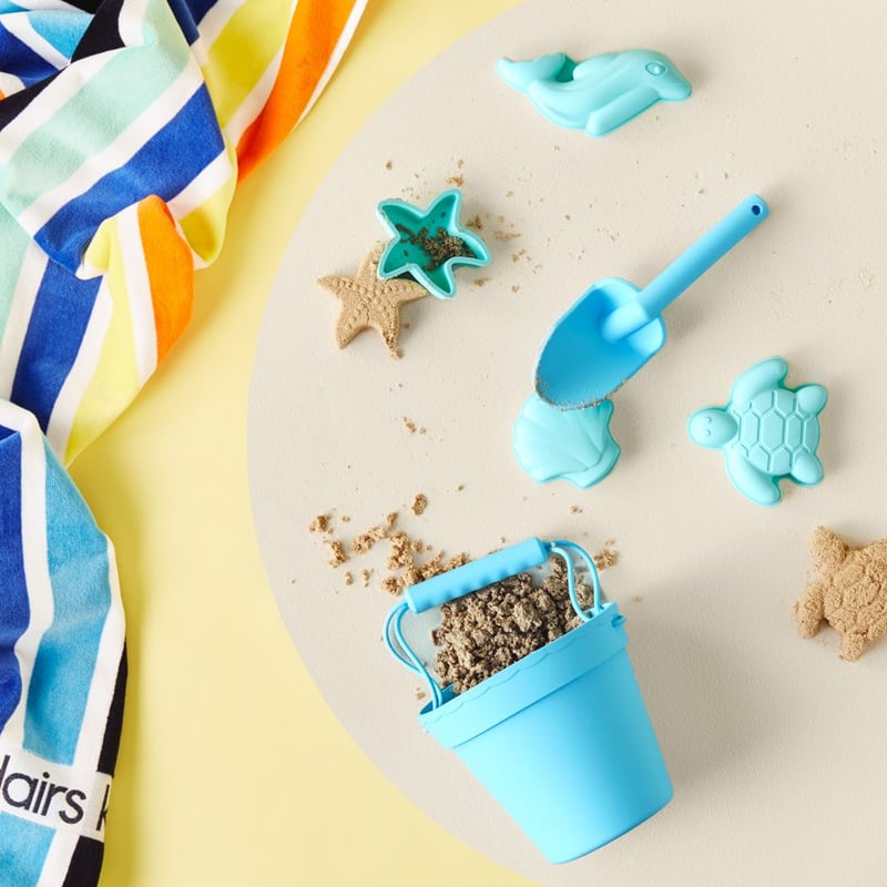 Blue Bucket & Spades Beach Accessories