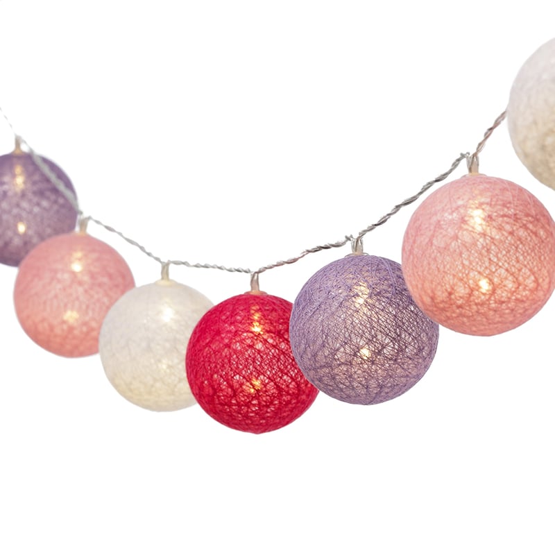 Twinkle String Light Pink Multi 