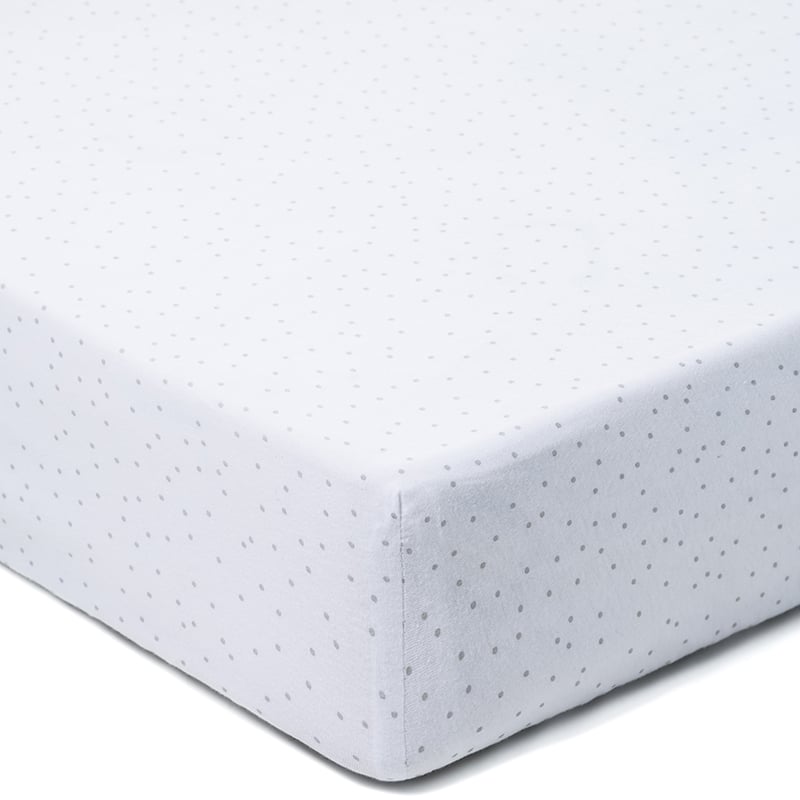 Dotty Jersey Fitted Sheet 2 Pack
