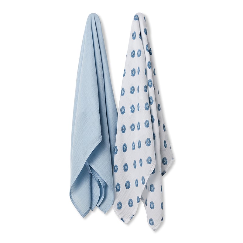 Little Lion Muslin Swaddle 2 Pack Gift Box 