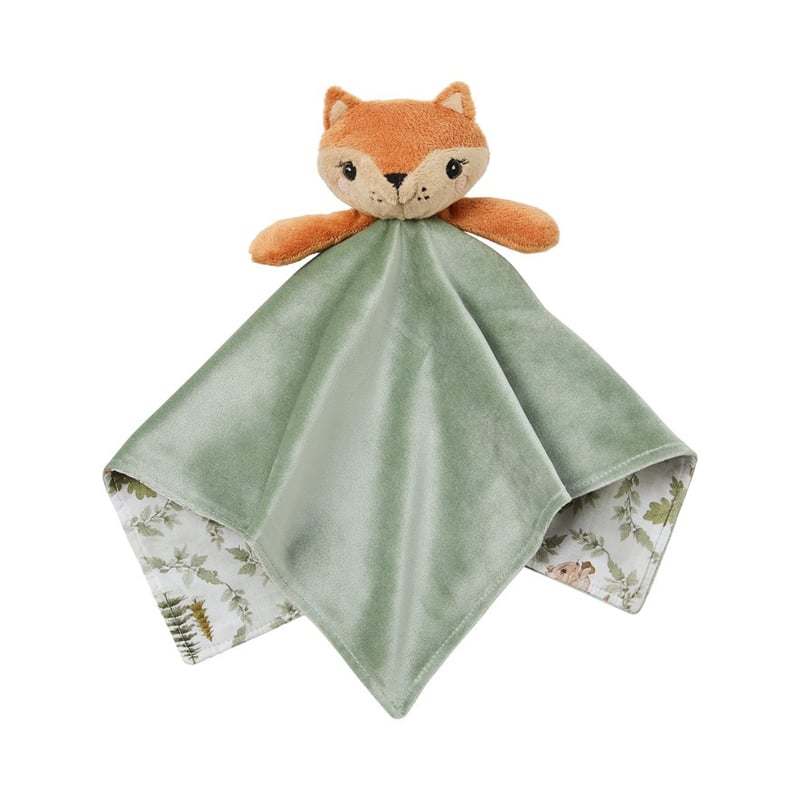Fleur Harris Oliver Fox Ivy Green Baby Comforter