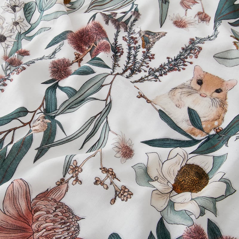 Organic Cotton Muslin Bush Magic Pack of 2 Swaddles