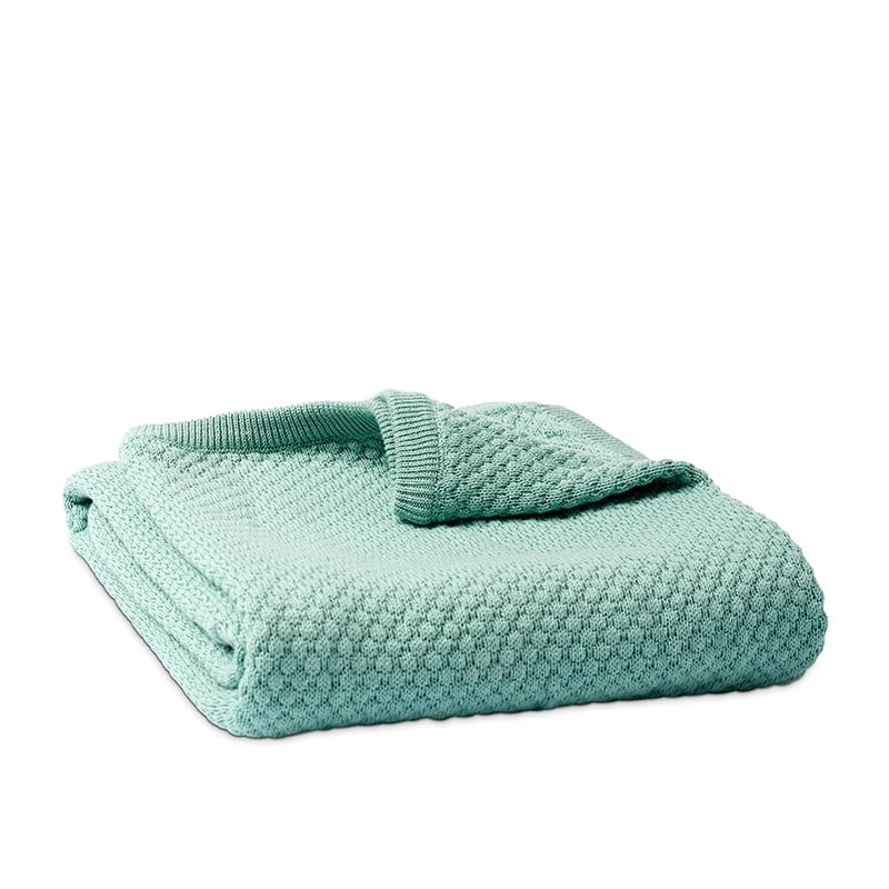 Soho Organic Cotton Soft Sage Baby Blanket