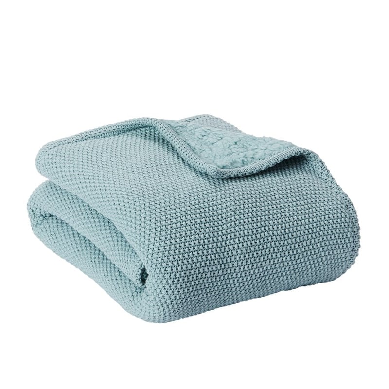 Eden Moss Stitch Sage Baby Blanket