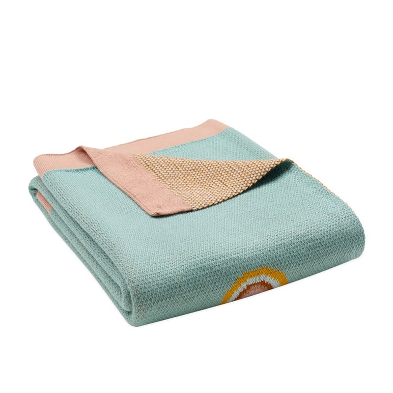 Rainbow Sage Organic Cotton Novelty Baby Blanket