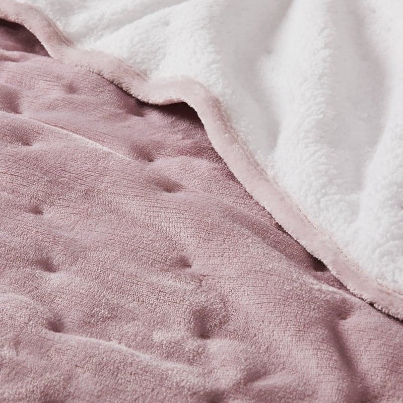 Embroidered Spot Rose Baby Blanket 