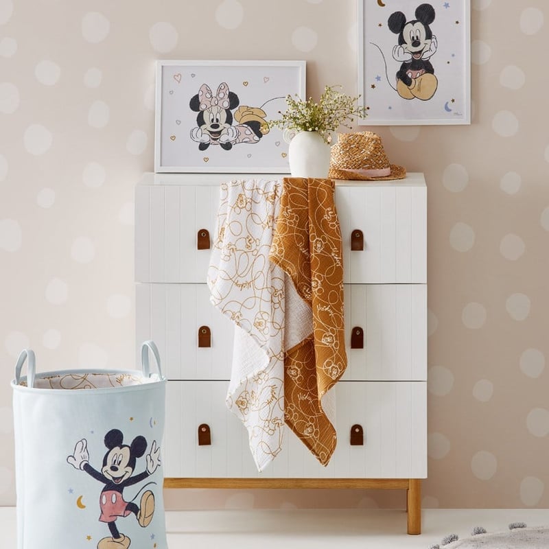 Disney Mustard Mickey Swaddles