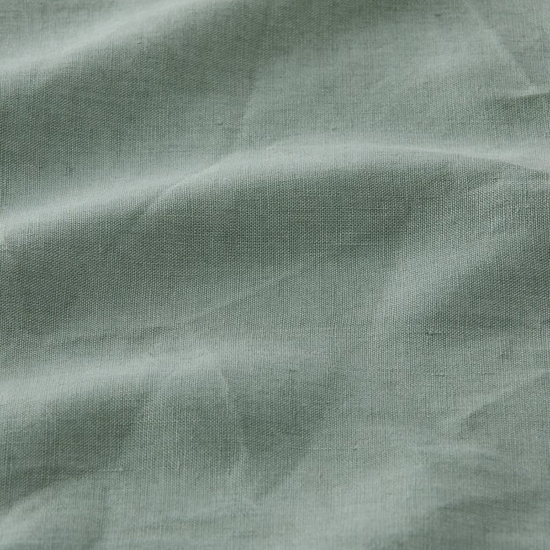 Vintage Washed Linen Eucalyptus Swaddle 