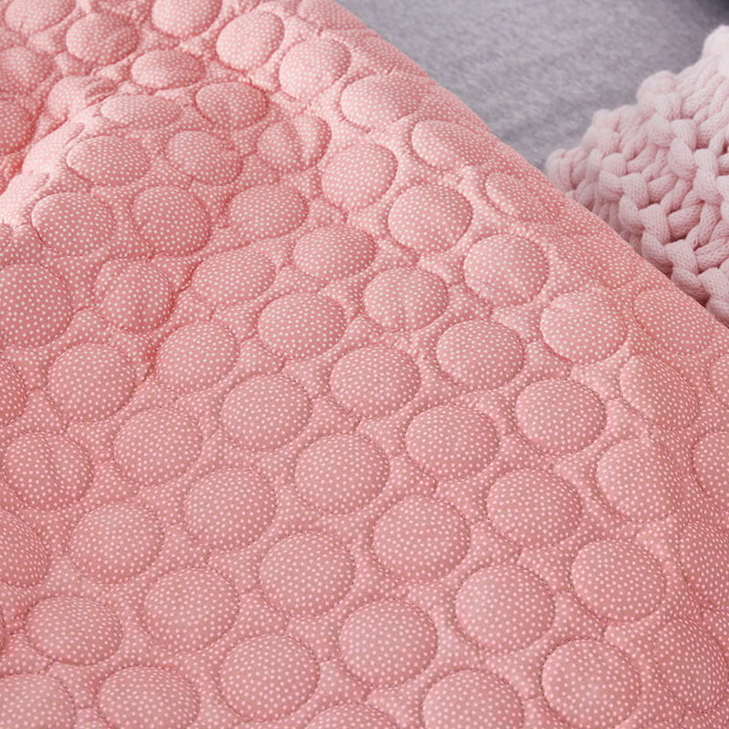 Cambridge Cot Velvet Coverlet Lilac 