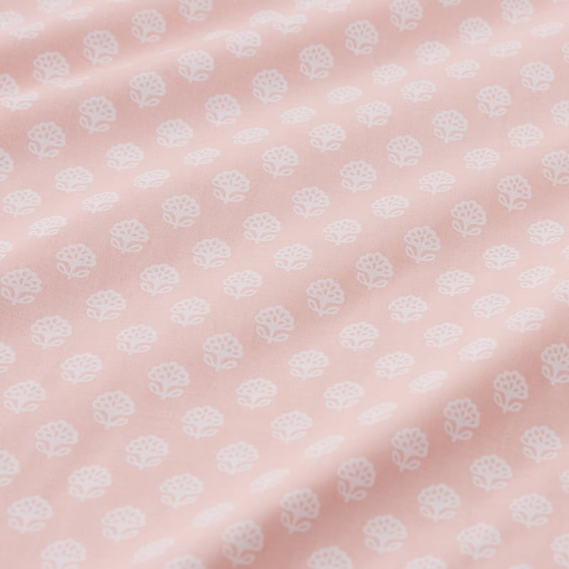 Lucy Velvet Cot Quilt Cover Set Pink