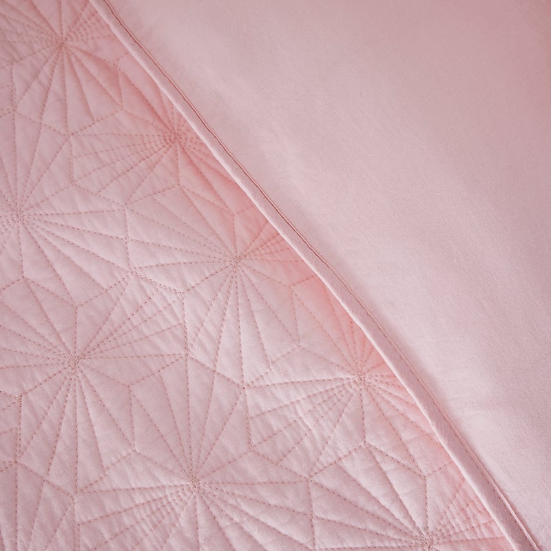 Isabella Cot Quilted Quilt Cover Set Rose