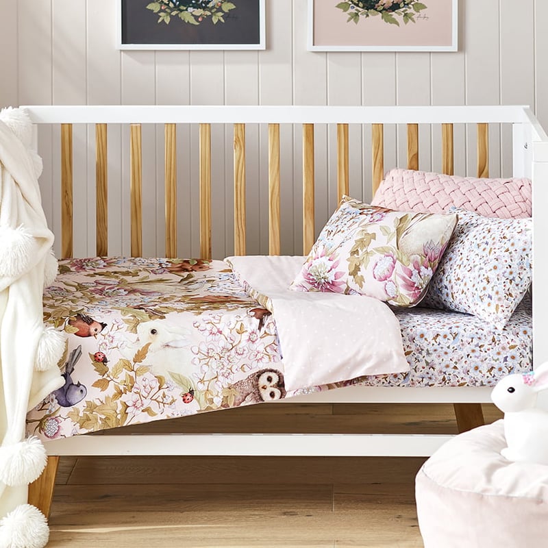 Fleur Harris Woodland Multi Cot Quilt Cover Set