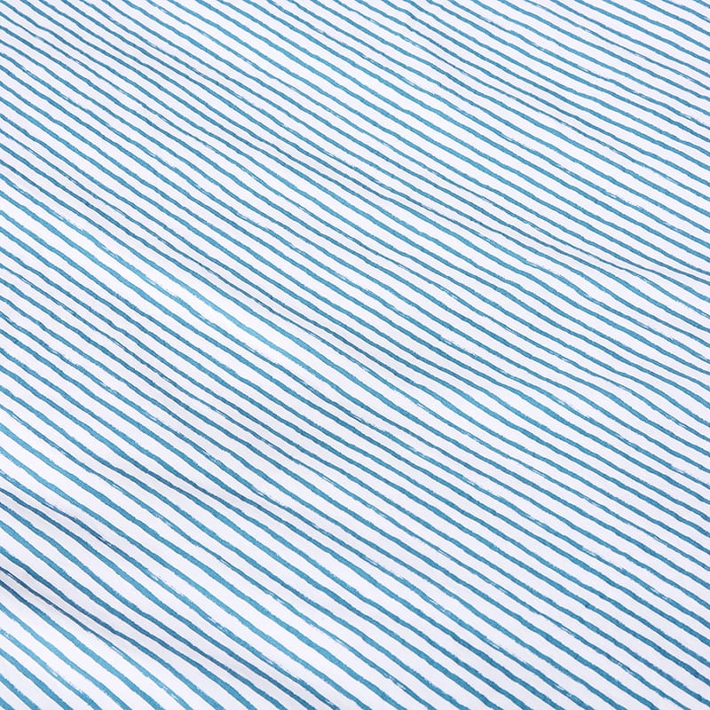 Stonewash Blue Jungle Cot Quilt Cover Set 