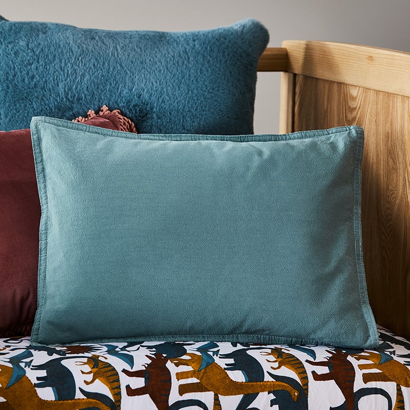 Stonewashed Cotton Eucalyptus Cot Quilt Cover Set