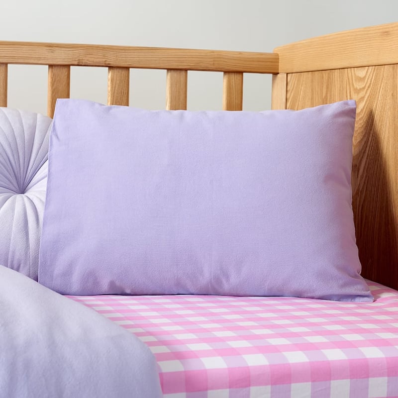 Stonewashed Cotton Lilac Cot Quilt Cover Set