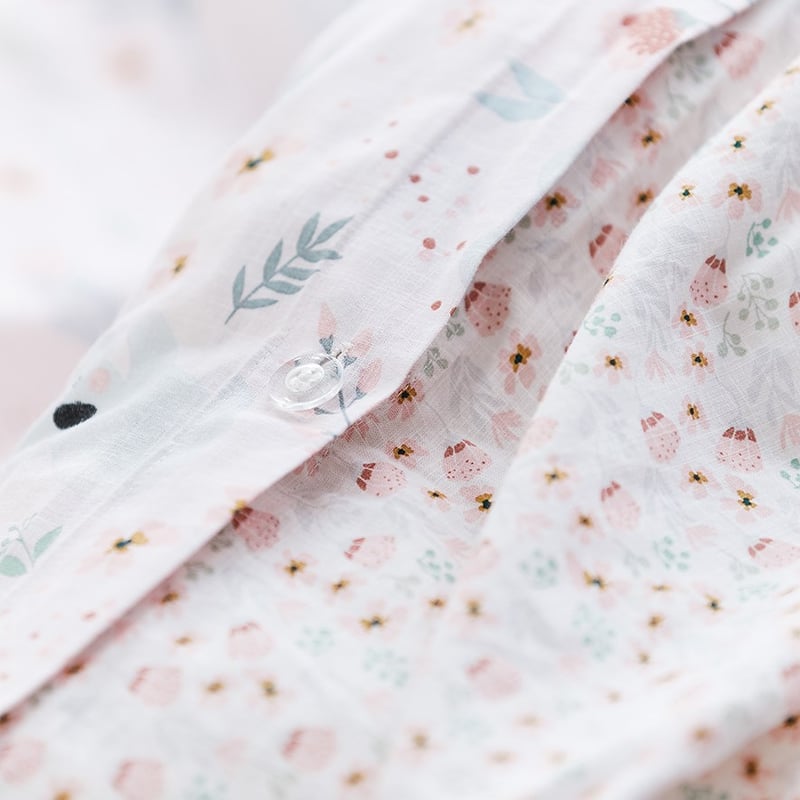 Heidi's Koala Pale Cot Pink Quilt Cover Set