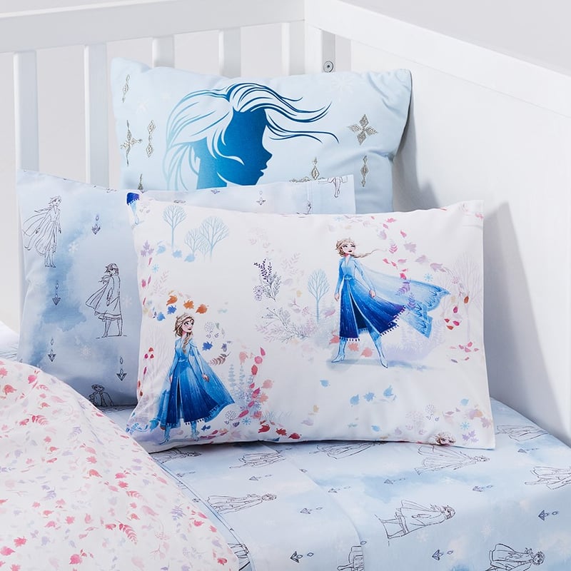 Frozen 2 White Botanical Cot Quilt Cover Set