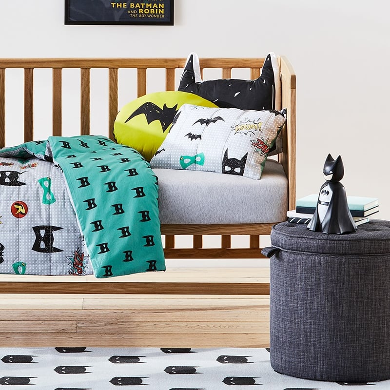 Batman & Robin Quilted Cot Quilt Cover Set