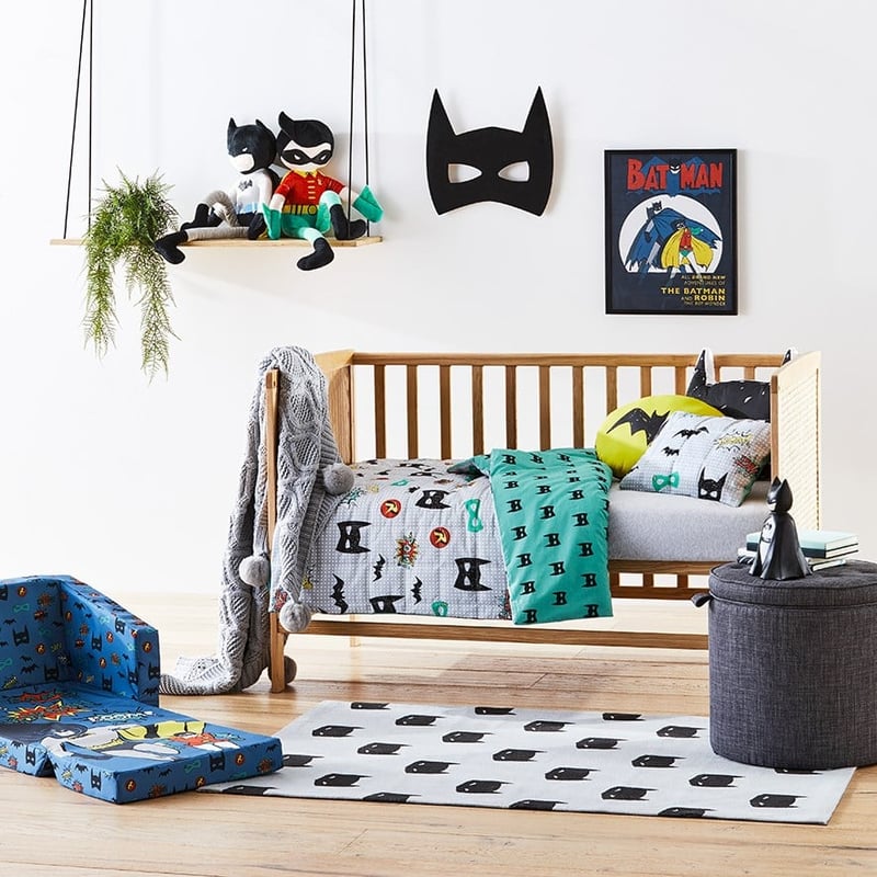Batman & Robin Quilted Cot Quilt Cover Set